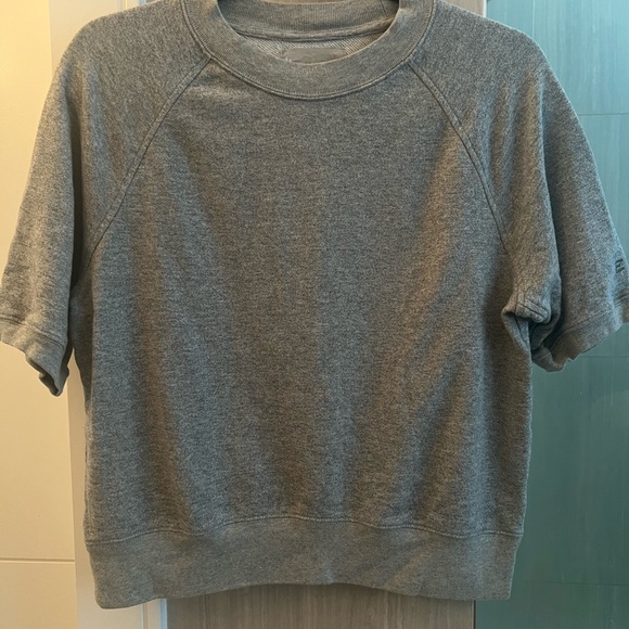 Everlane Tops - Everlane Heather Gray Cotton Terry Top size medium, washed but unworn.